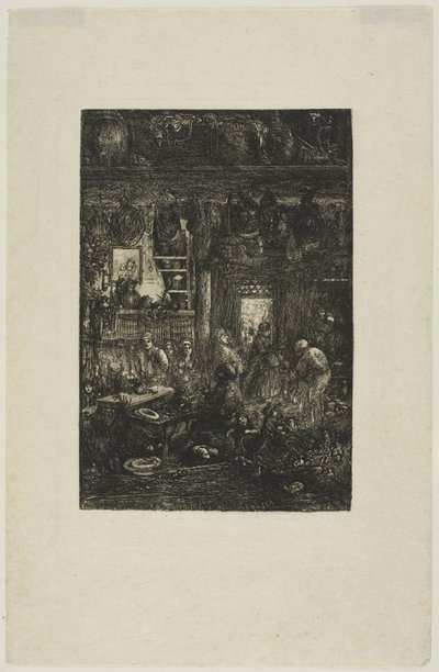 Moldavisch interieur door Rodolphe Bresdin
