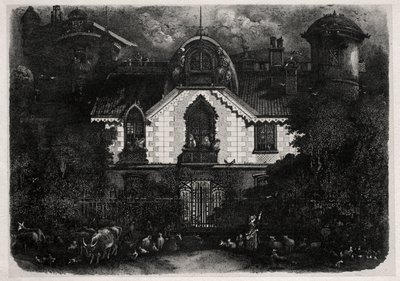 Het Betoverde Huis door Rodolphe Bresdin