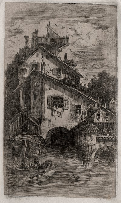 De molen door Rodolphe Bresdin