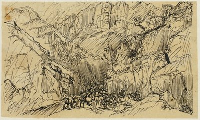 Troepen in de pas door Rodolphe Bresdin