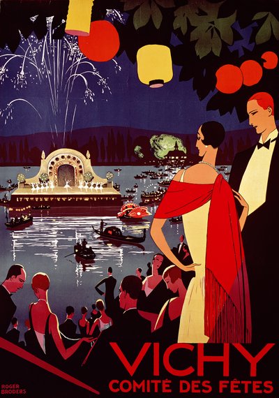Vichy, Comite des Fetes, Frankrijk door Roger Broders