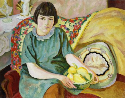 Portret van Zoum Van den Eeckhoudt, 1915 door Roger Eliot Fry