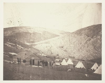 Kamp van de 4e Dragonderwacht, nabij Karyni door Roger Fenton
