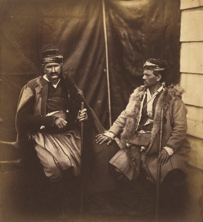 Discussie tussen twee Kroaten. door Roger Fenton