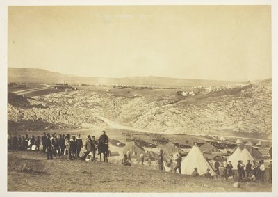 Kampement van de artillerie door Roger Fenton