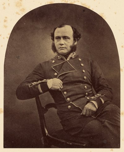 Generaal-majoor Charles Ashe Windham door Roger Fenton