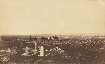 Agenten op de uitkijk bij Cathcarts Hill door Roger Fenton