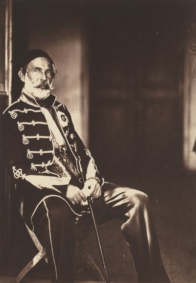 Omar Pacha,1855 (foto) door Roger Fenton