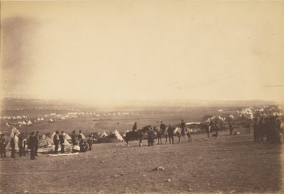 Plateau van Sebastopol IV door Roger Fenton