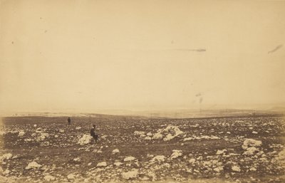 Plateau van Sebastopol IX. door Roger Fenton