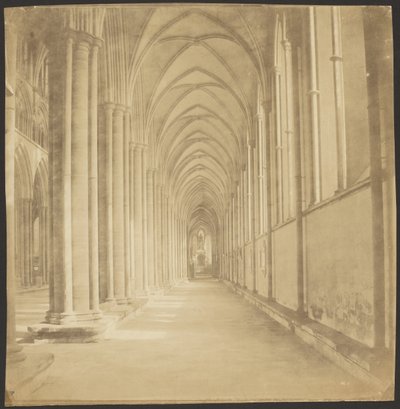 Zuidbeuk van de kathedraal van Salisbury door Roger Fenton