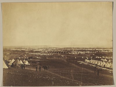 Het geallieerde kamp voor Sebastopol door Roger Fenton
