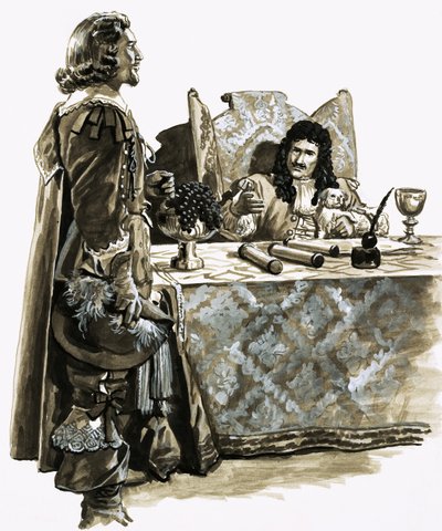 Op zoek naar een begraven schat: William Phips krijgt een koninklijke opdracht van Charles II door Roger Payne