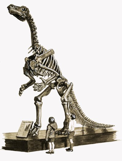 In de dagen van de dinosauriërs: Een honderd miljoen jaar oud mysterie door Roger Payne
