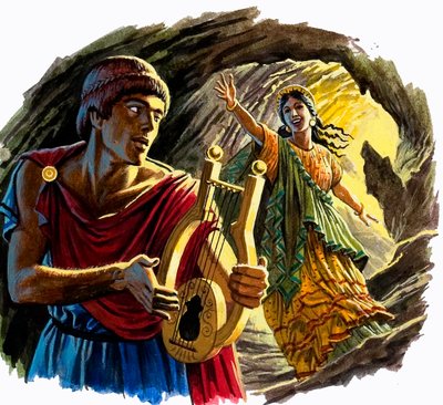 Orpheus en Eurydice door Roger Payne
