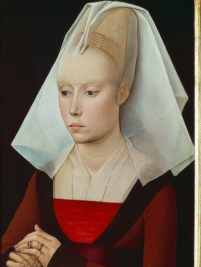 Portret van een dame. Om 1460 door Rogier van der Weyden
