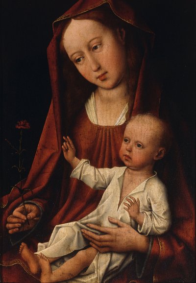 De Maagd met de anjer door Rogier van der Weyden