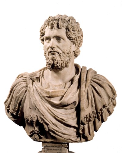 Buste van Romeinse keizer Septimius Severus door Roman