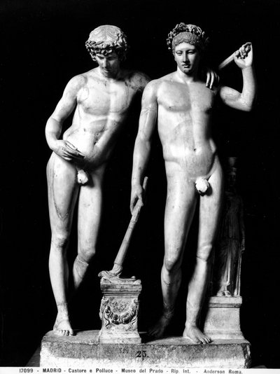 Castor en Pollux of Orestes en Pylades, groep van San Ildefonso door Roman