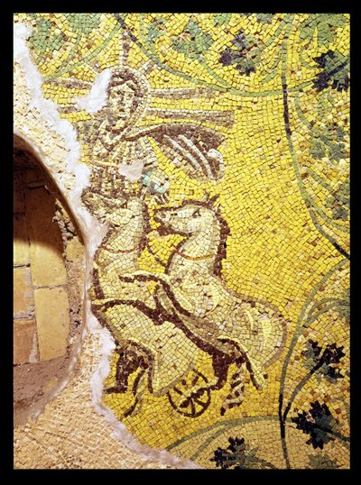 Christus Helios, uit de pre-Constantijnse necropolis onder de Sint-Pieter (mozaïek) door Roman