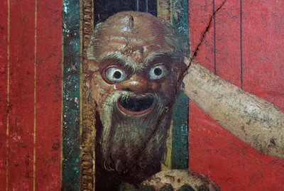 Inwijdingsrituelen van de cultus van Dionysus, fresco uit de Villa Dei Mysteri door Roman