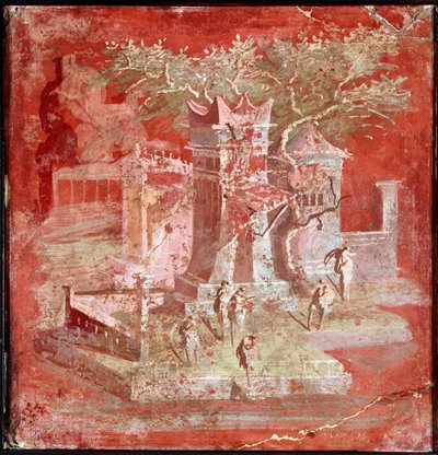 Landschap met sycomoren door Roman