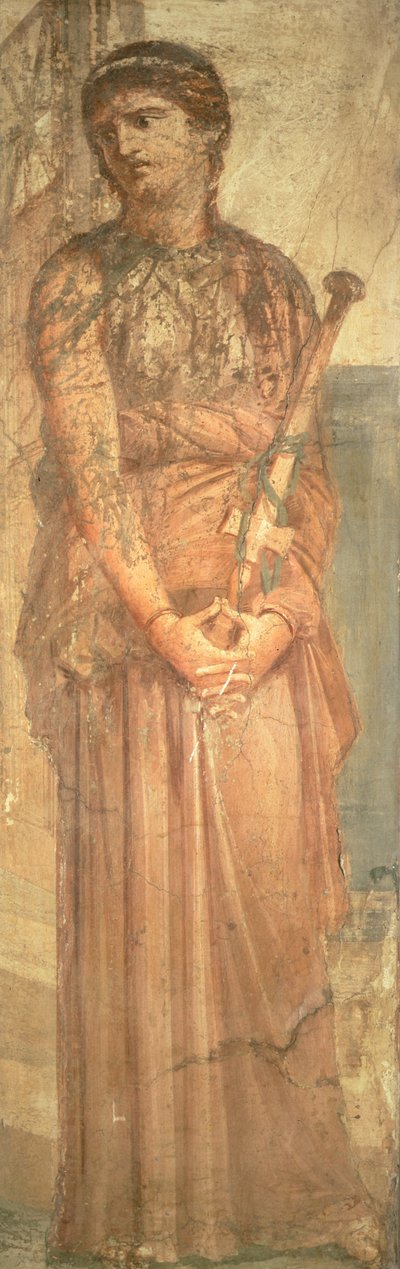 Medea overweegt de moord op haar zonen, uit Herculaneum door Roman