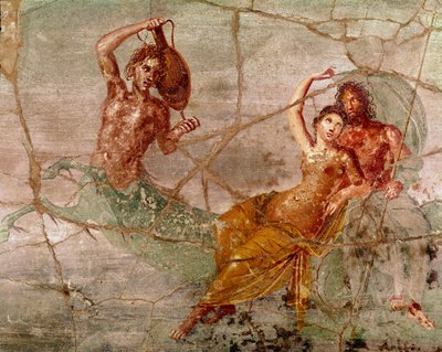 Romeinse kunst: Neptunus, Poseidon en Amphitrite door Roman