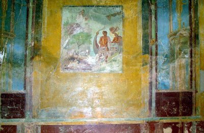 Muurschildering uit het Huis van de Tragische Dichter door Roman