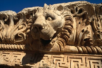 Tempel van Jupiter, het Entablement, Hoge Keizerlijke Periode (27 v.Chr.-395 n.Chr.) door Roman Imperial Period