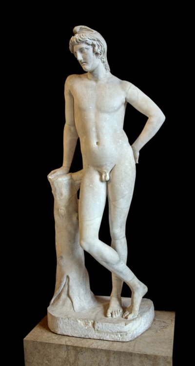 Kunst Griekenland Parijs genaamd Parijs de Lansdowne, begin van de 2e eeuw AD, marmer door Roman Roman