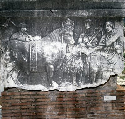 Foro Romano: Suovetaurile (offer van een varken, een ram en een stier). Rome door Roman Roman