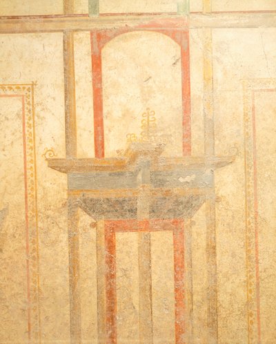 Fresco uit Huis van Menander, Pompeii, Campania, Romeinse beschaving door Roman Roman