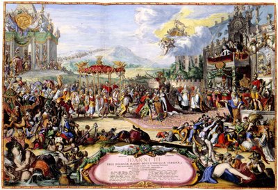 Allegorie van koning Jan III Sobieski, 1675 door Romeyn de Hooghe