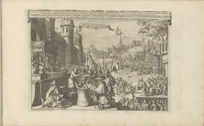 Aziatische straffen door Romeyn de Hooghe