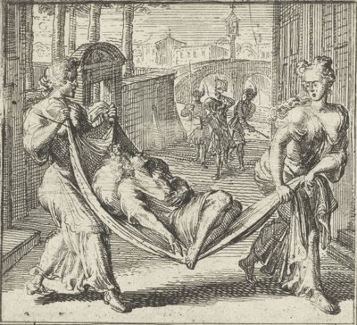 Decameron: Vierde dag, zesde verhaal door Romeyn de Hooghe