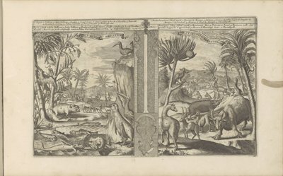 Dieren uit West-Indië door Romeyn de Hooghe
