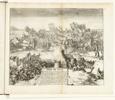 Inname en plundering van Neuss, 1586 door Romeyn de Hooghe