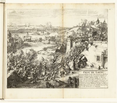 Inname van Lagny, 1589-1590 door Romeyn de Hooghe