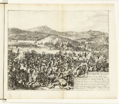 Slag bij Aumale, 1592 door Romeyn de Hooghe
