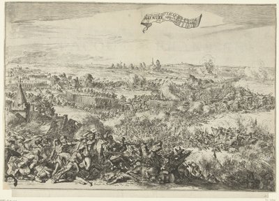 Slag bij Seneffe, 1674 door Romeyn de Hooghe