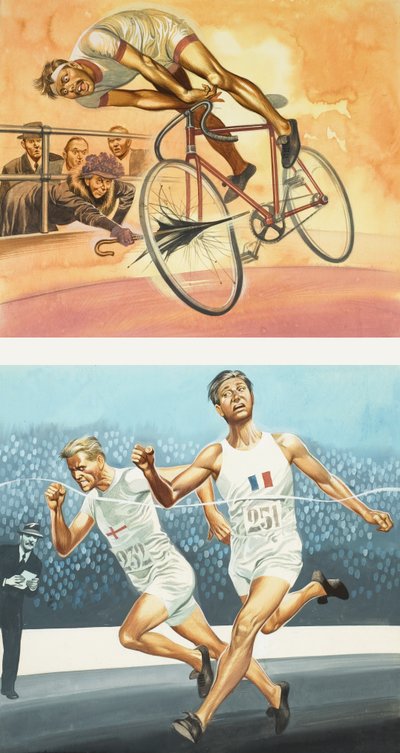 Sporters door Ron Embleton