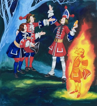 De drie soldaten door Ron Embleton