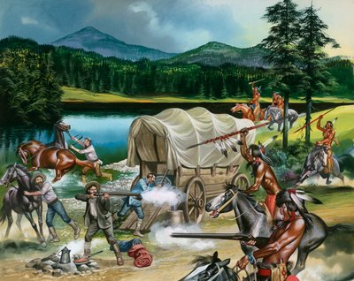 Toen de rode man reed: De Nez Percé door Ron Embleton
