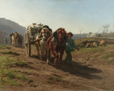 Velden retourneren door Rosa Bonheur