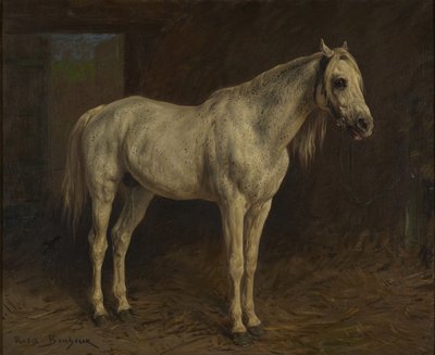 Wit paard door Rosa Bonheur
