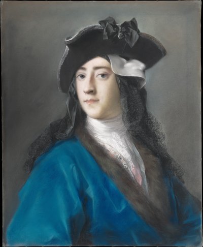 Gustavus Hamilton (1710-1746), tweede burggraaf Boyne, in maskeradekostuum door Rosalba Carriera