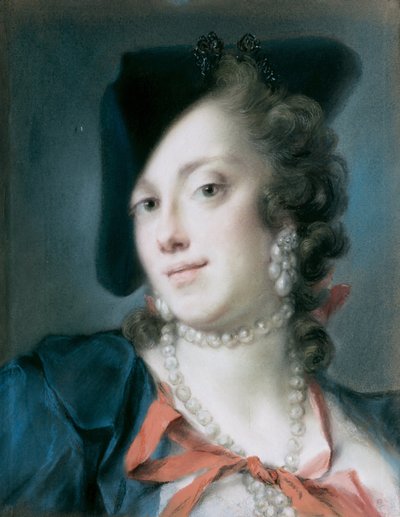 Een Venetiaanse Dame uit het Huis van Barbarigo Caterina Sagredo Barbarigo door Rosalba Giovanna Carriera
