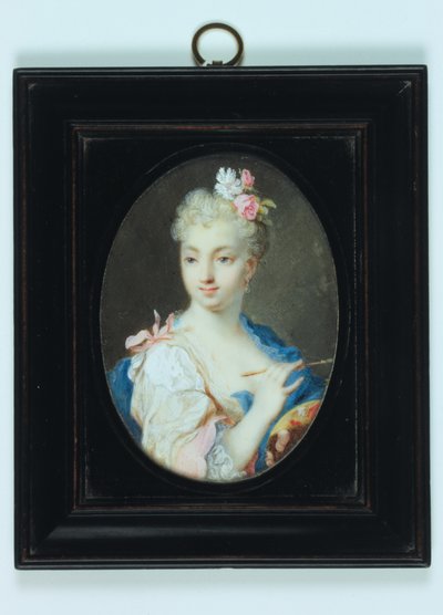 Zelfportret door Rosalba Giovanna Carriera