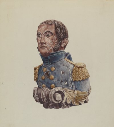 Boegbeeld: Marineofficier door Rosamond P. Gray
